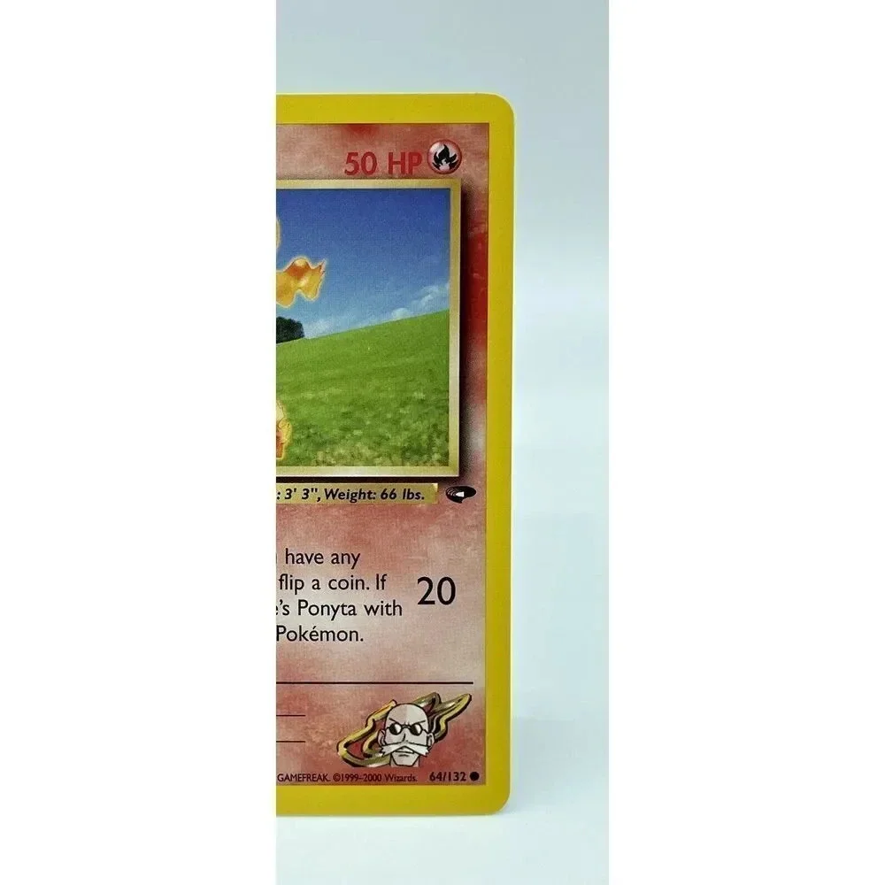 Blaines Ponyta 64/132 Gym Challenge Non Holo Vintage 2000 WOTC Pokemon Card‎ NM